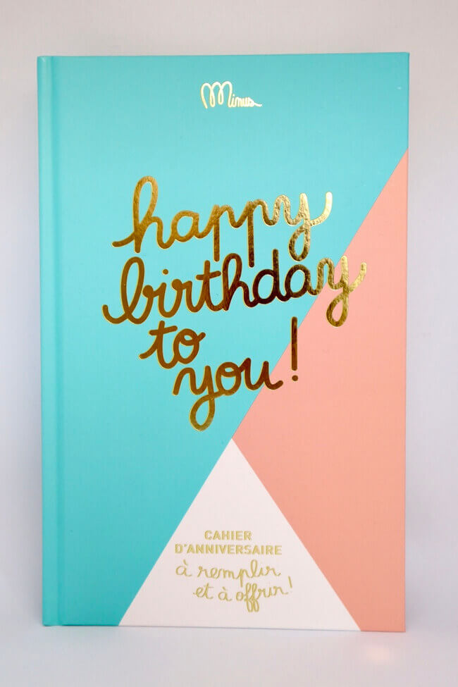 LIVRE D'OR ANNIVERSAIRE