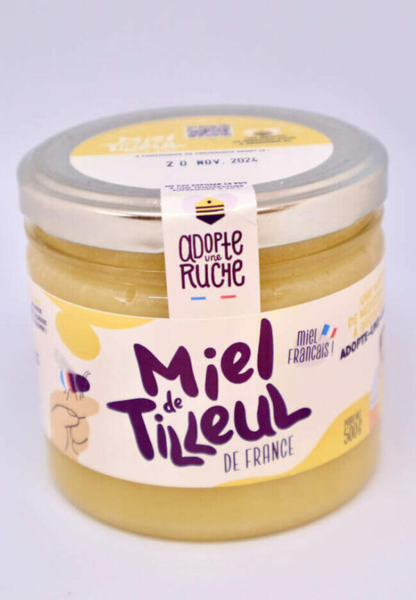 Miel de tilleul - Adopte une ruche - Miel français