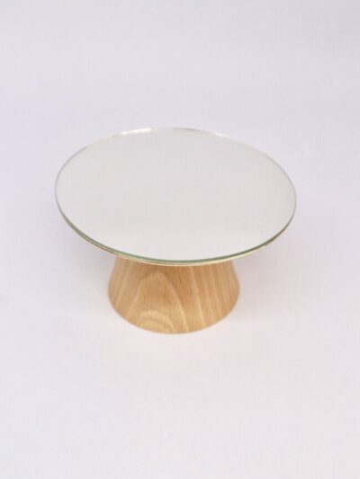 Patère miroir en bois - Reine Mère