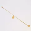 Bracelet or avec médaillon pin - Jour de mistral