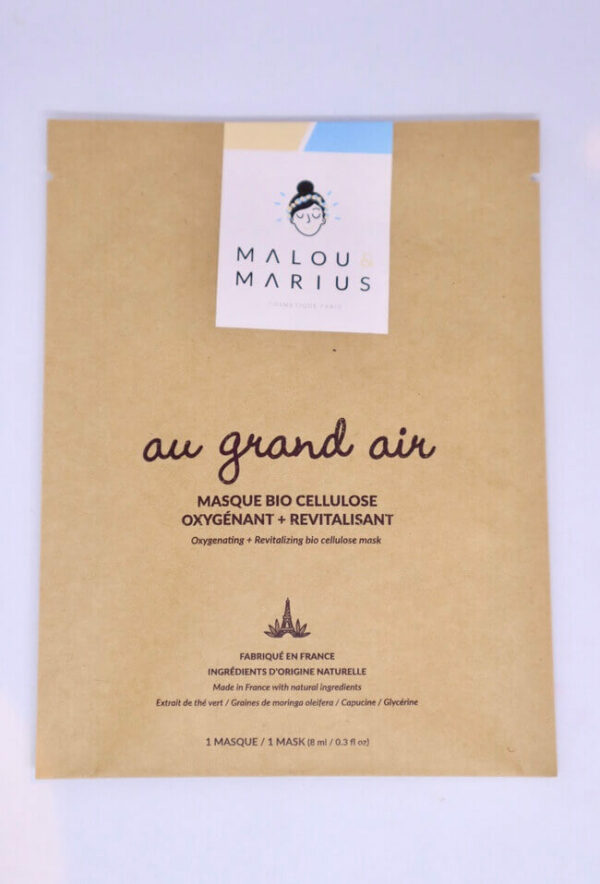 Masque visage bio revitalisant - Au grand air - Malou & Marius