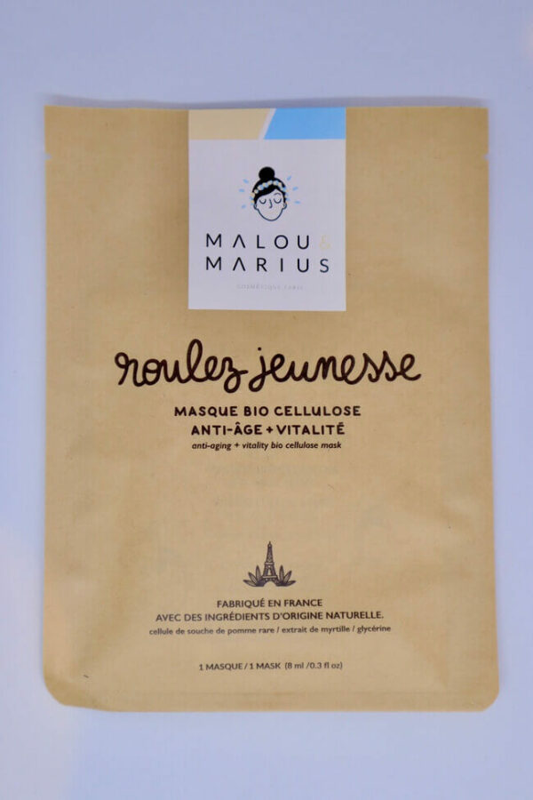 Masque anti-âge - Roulez jeunesse - Malou & Marius
