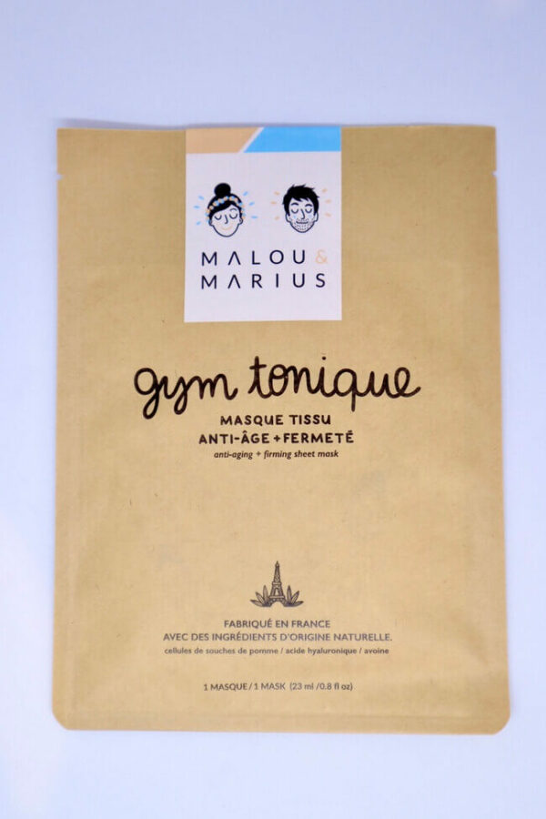 Masque visage anti-âge et fermeté - Gym tonique - Malou & Marius