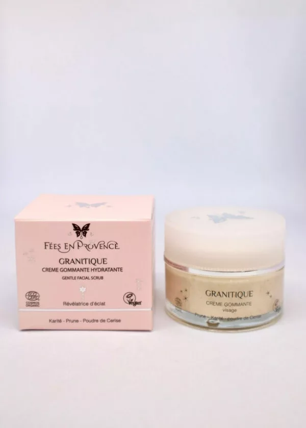 Crème gommante hydratante bio femme - Soin visage - Fées en provence