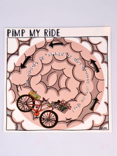 Carte pimp my ride - Les crayons de Valentine