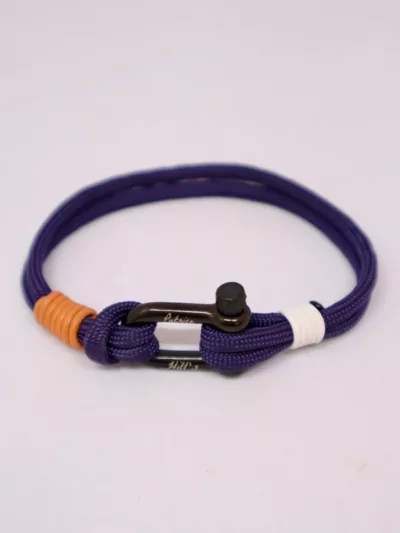 Bracelet homme avec corde bleu - Bracelet Mango Patrice Hills