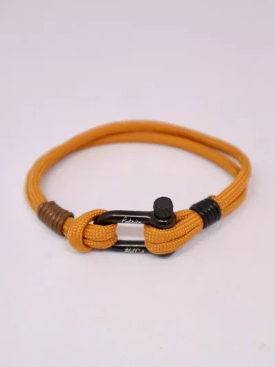 Bracelet homme corde moutarde - Bracelet Mustard Patrice Hills