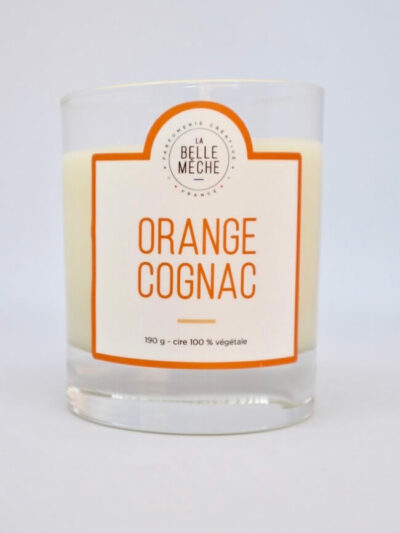 Bougie parfumée orange cognac la belle mèche