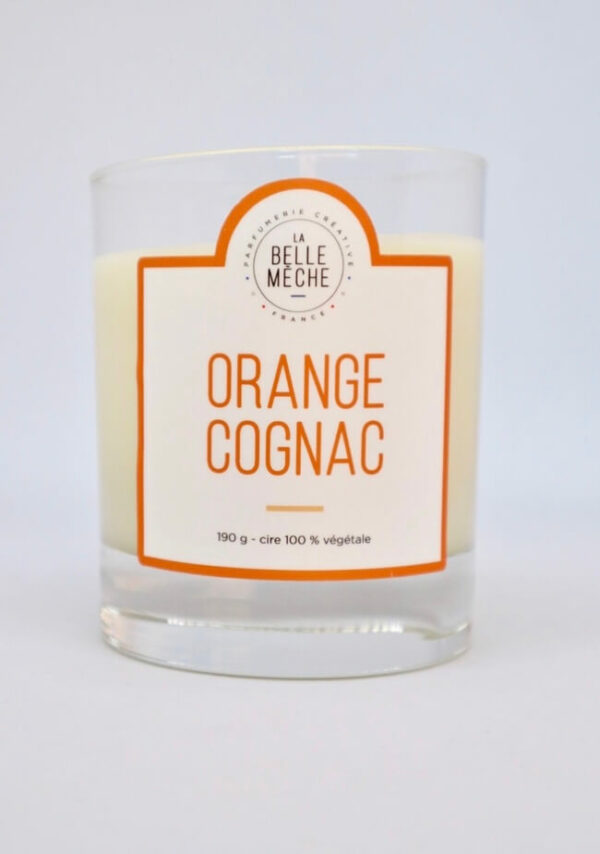 Bougie parfumée orange cognac la belle mèche