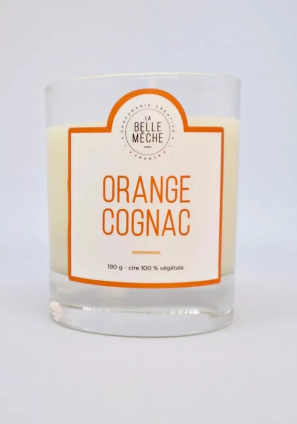 Bougie parfumée orange cognac la belle mèche