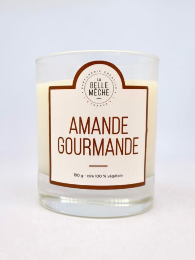 Bougie parfumée amande gourmande la belle mèche