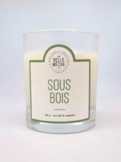 Bougie parfumée sous bois la belle mèche