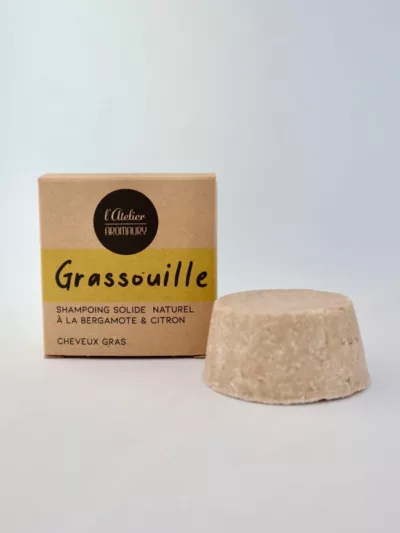 Shampoing Solide Naturel Aromaury pour cheveux gras