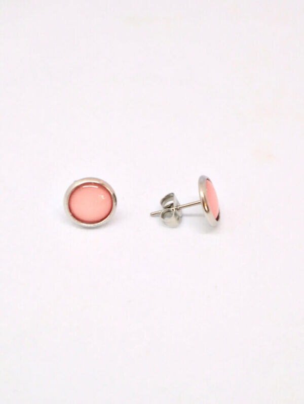 Boucles d'oreilles fille rose des sables - Les minis