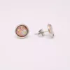 Boucles d'oreilles fille rose à motif mandala - Les minis