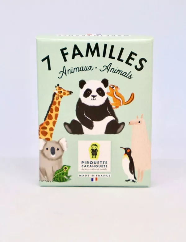 Jeu 7 familles Animaux - Pirouette Cacahouète - Jeu enfants sur les animaux