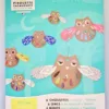 Kit créatif chouettes à colorier - Pirouette Cacahouète