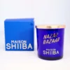 Bougie parfum encens oriental avec couvercle - Bougie à message secret mantra Nazar Bazaar - Maison Shiiba