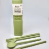BINI KIT DE COUVERTS A EMPORTER - VERT OLIVE