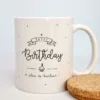 Tasse happy birthday et plein de bonheur - Mug pour anniversaire - Marcel & Lily - Cadeau anniversaire - Idée cadeau pour message d'anniversaire